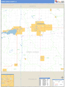 Cerro Gordo County, IA Digital Map Basic Style